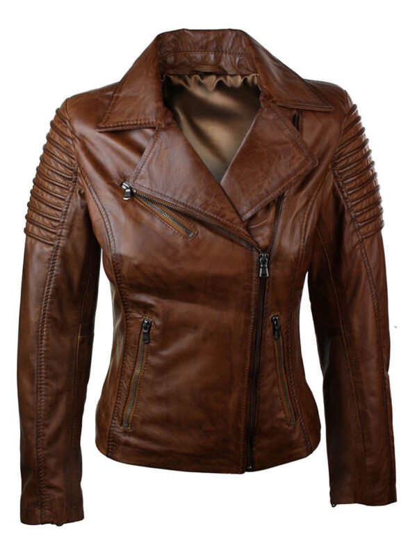 Women Leather Fashion Jacket