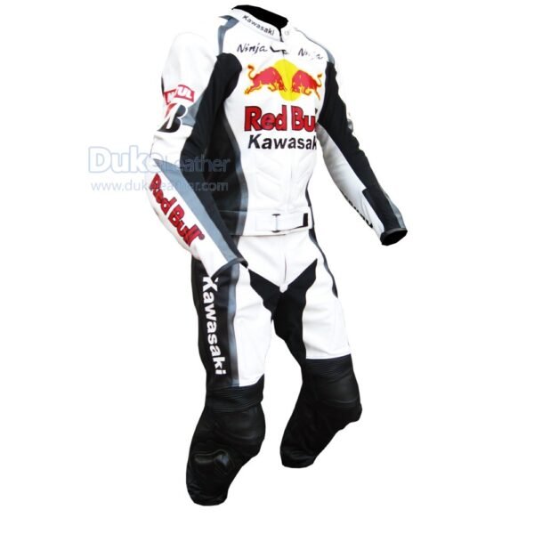 Kawasaki Men Motorbike Leather Jacket