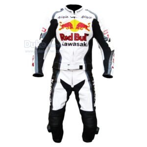 Kawasaki Men Motorbike Leather Jacket