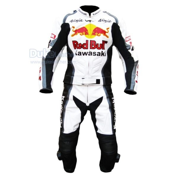 Kawasaki Men Motorbike Leather Jacket