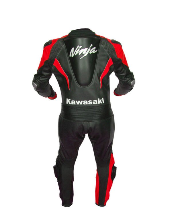 Kawasaki Men Motorbike Leather Jacket