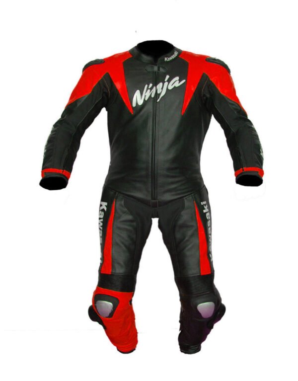 Kawasaki Men Motorbike Leather Jacket