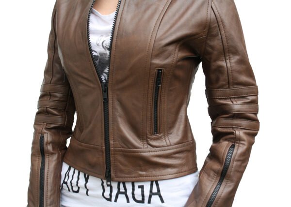 Women Leather Fashion Jacket