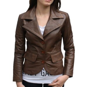 Women Leather Fashion Jacket