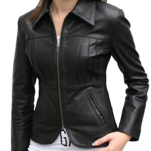 Women Leather Fashion Jacket