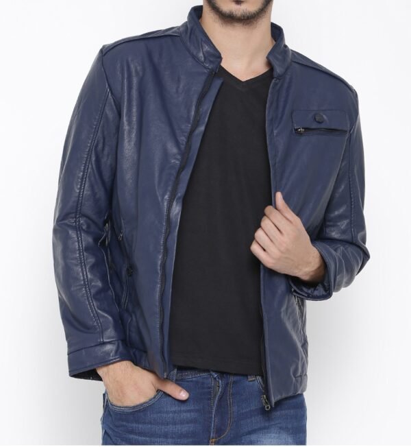 Men Leather Fashion Jacket