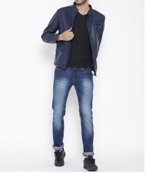 Men Leather Fashion Jacket