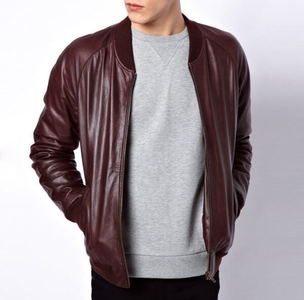 Men Leather Fashion Jacket