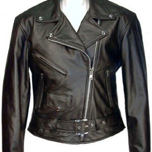 Women Motorbike Leather Jacket