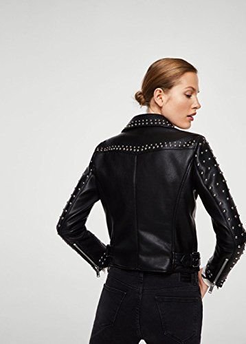 Women Leather Studded Jacket