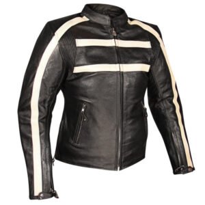 Women Motorbike Leather Jacket