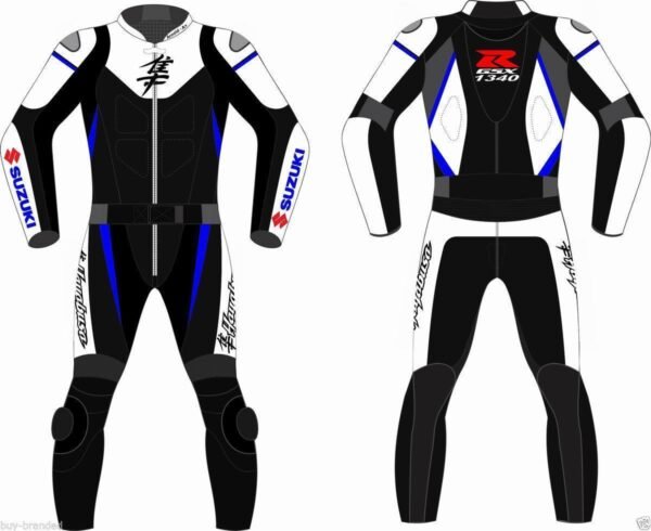 Suzuki Men Motorbike Leather Suit