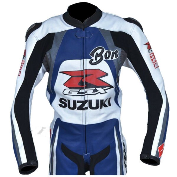 Suzuki Men Motorbike Leather Suit
