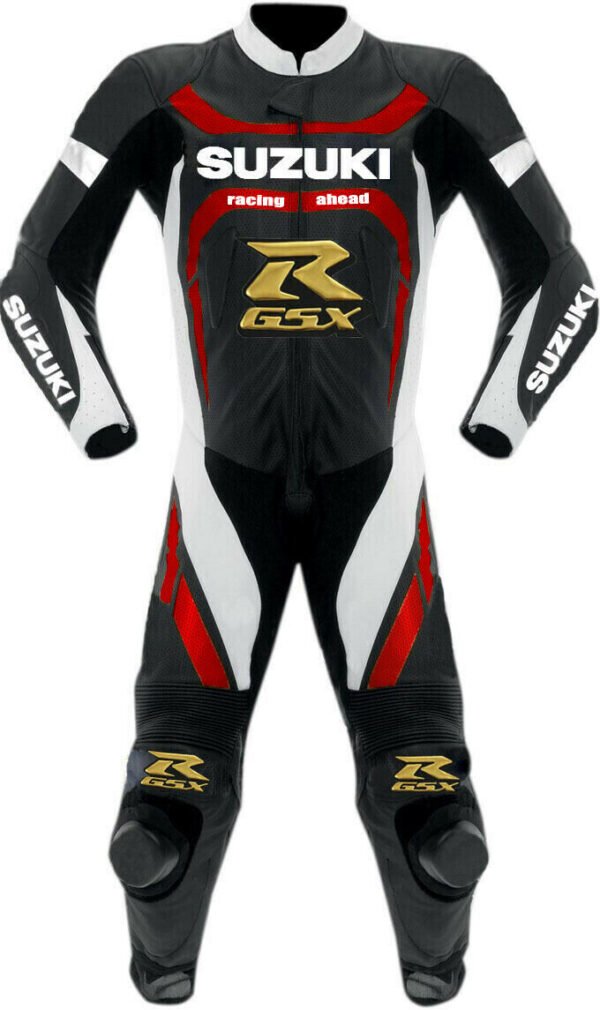 Suzuki Men Motorbike Leather Suit