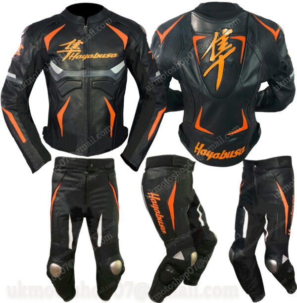 Suzuki Men Motorbike Leather Suit