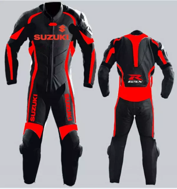 Suzuki Men Motorbike Leather Suit