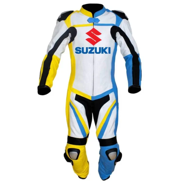 Suzuki Men Motorbike Leather Suit