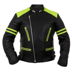 Men Motorbike Leather Jacket