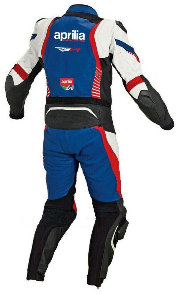 Aprilia Men Motorbike Leather Suit