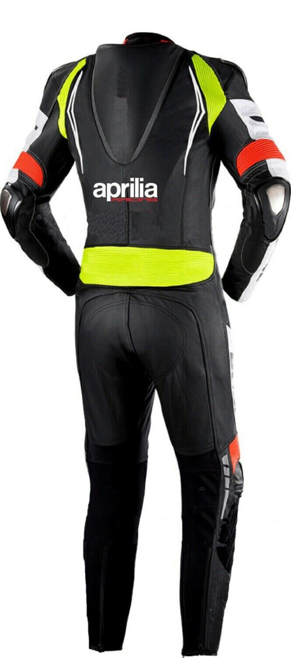 Aprilia Men Motorbike Leather Suit