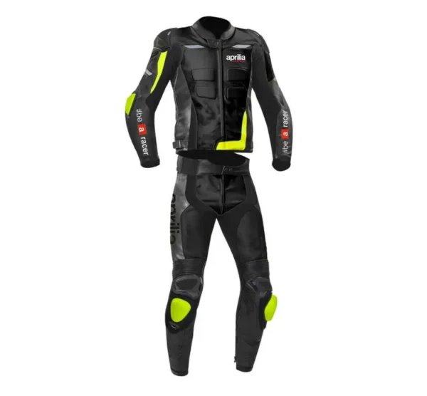 Aprilia Men Motorbike Leather Suit