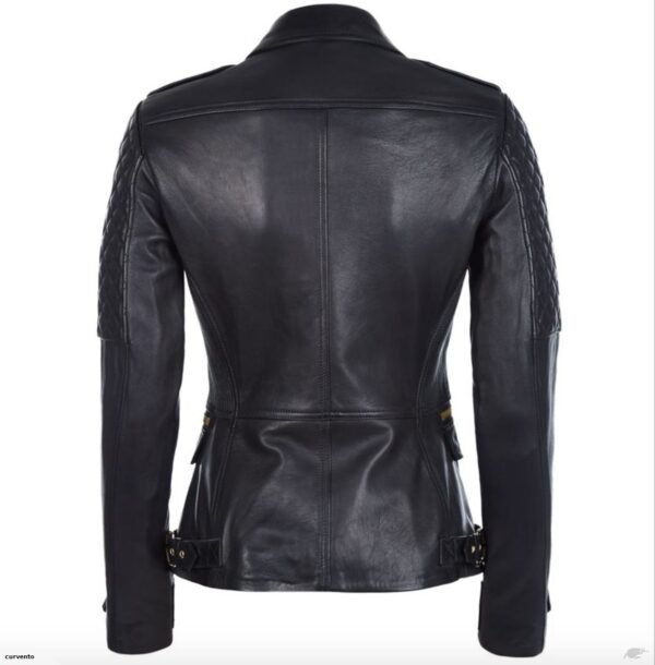 Women Motorbike Leather Jacket