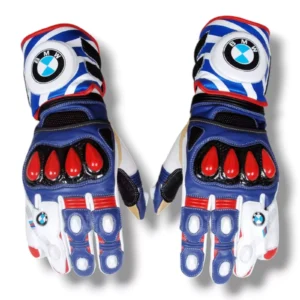 BMW Men Motorbike Leather Gloves