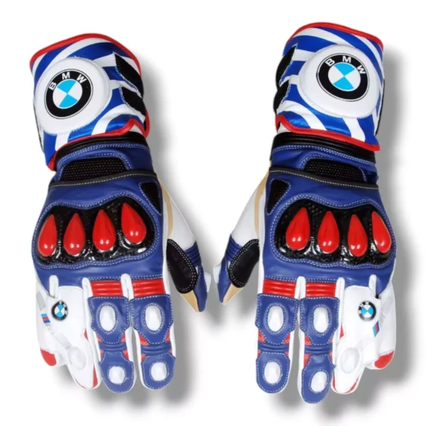 BMW Men Motorbike Leather Gloves