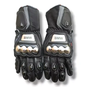 BMW Men Motorbike Leather Gloves