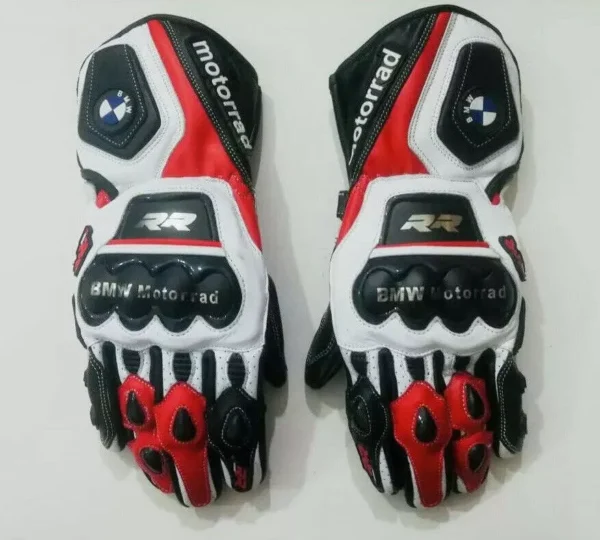 BMW Men Motorbike Leather Gloves