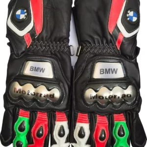 BMW Men Motorbike Leather Gloves