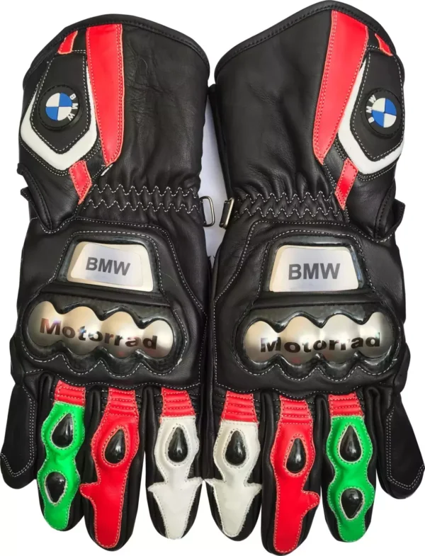 BMW Men Motorbike Leather Gloves