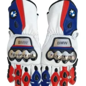 BMW Men Motorbike Leather Gloves