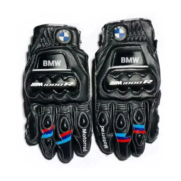 BMW Men Motorbike Leather Gloves