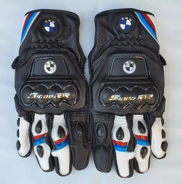 BMW Men Motorbike Leather Gloves