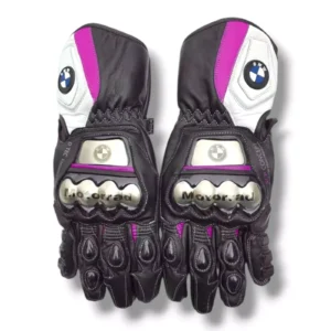 BMW Men Motorbike Leather Gloves