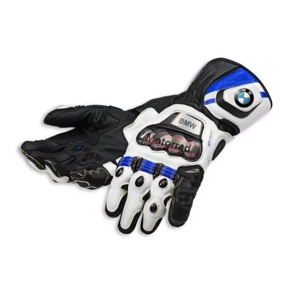 BMW Men Motorbike Leather Gloves