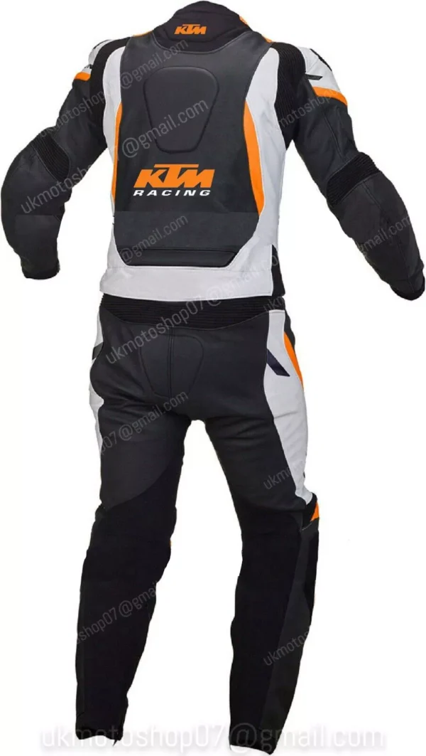 KTM Men Leather Biker Suit