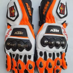 KTM Men Motorbike Leather Gloves