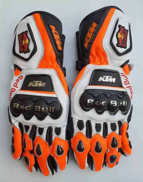 KTM Men Motorbike Leather Gloves