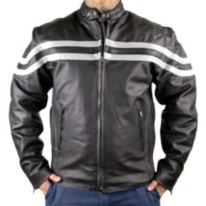 Men Motorbike Leather Jacket