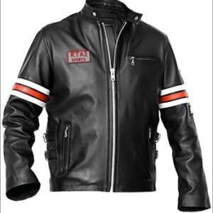 Men Motorbike Leather Jacket