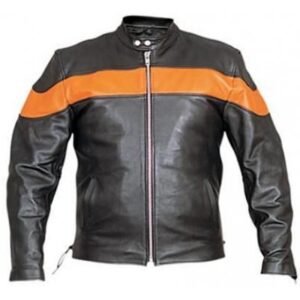 Men Motorbike Leather Jacket