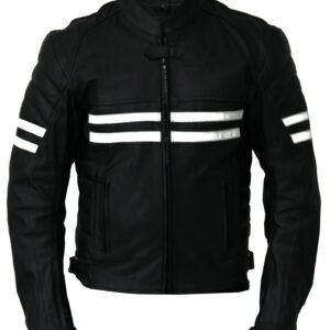 Men Motorbike Leather Jacket