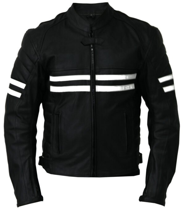 Men Motorbike Leather Jacket