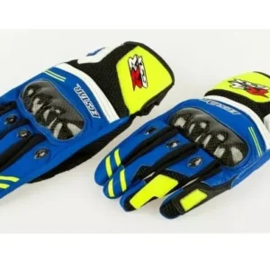 Suzuki Men Motorbike Leather Gloves