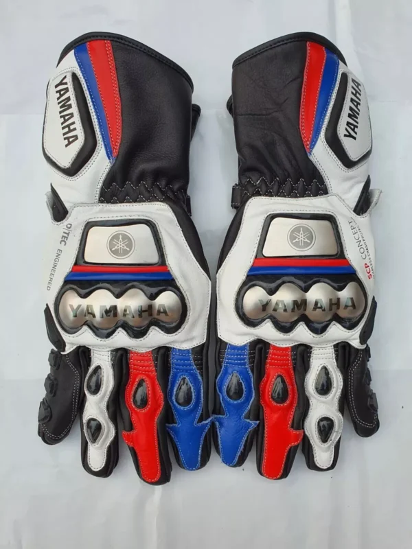 Yamaha Ninja Men Motorbike Leather Gloves