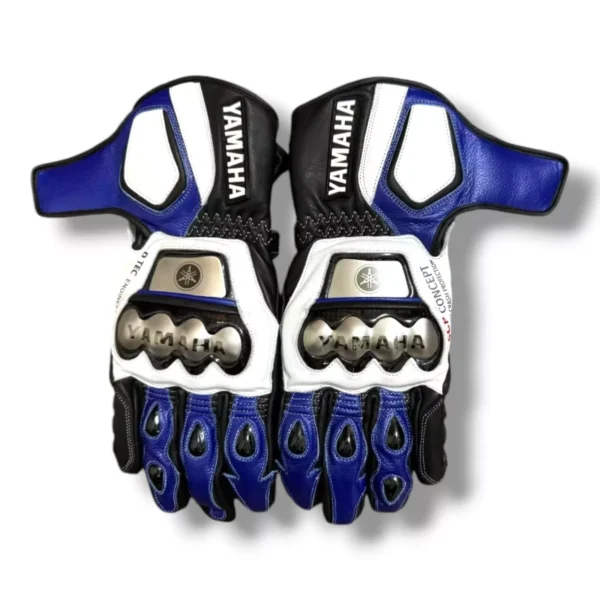 Yamaha Ninja Men Motorbike Leather Gloves