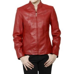 Women Leather Fashion Jacket