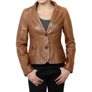 Women Leather Fashion Jacket